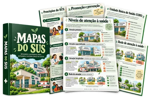 Mapas do SUS: e-book com prévias em cascata