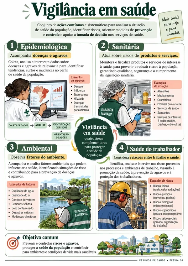 Prévia 4: Vigilância em saúde