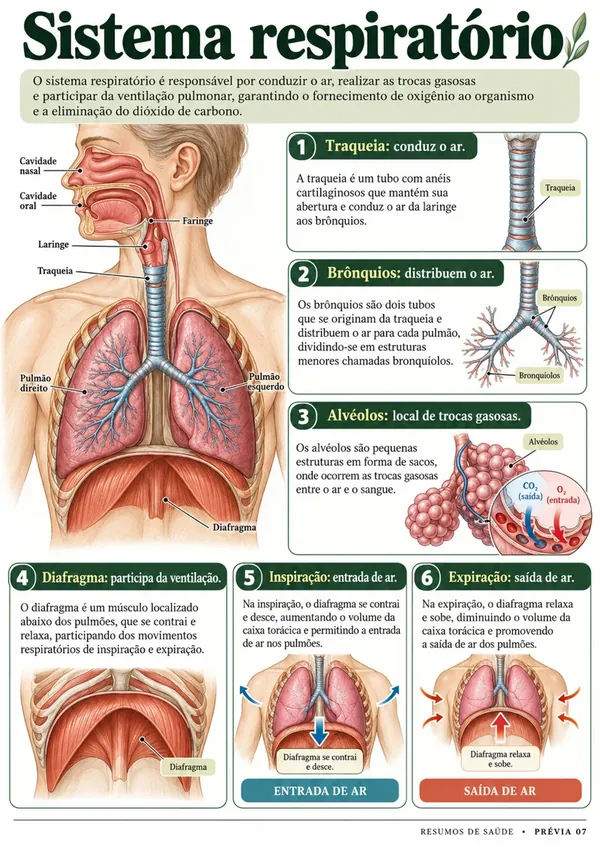 Prévia 7: Sistema respiratório